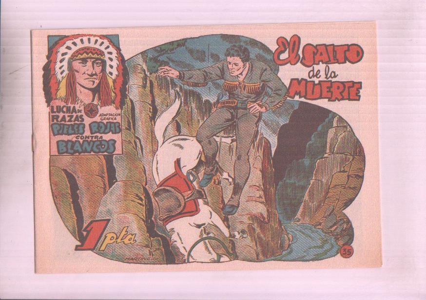 Facsimil: Lucha de Razas numero 35: El salto de la muerte