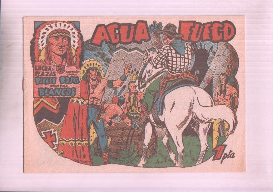 Facsimil: Lucha de Razas numero 36: Agua de fuego