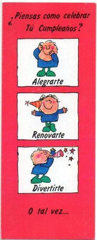 V49531: Tarjeta felicitacion de cumpleaños Popy Cards. 45 POPY 80