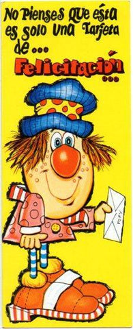 V49534: Tarjeta de felicitacion de cumpleaños Popy Cards. POPY 29