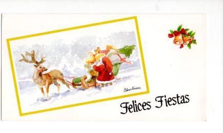 V49539: Felicitacion navideña Santa Claus nº 205.113