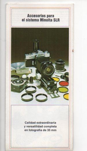 V49519: Accesorios Minolta SLR catalogo desplegable