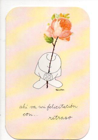 V49548: Felicitacion ilustrada por Tom Wilson de Ziggy. Nº 30.SE.35001