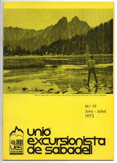 V49551: Unio Excursionista de Sabadell. Butlleti nº 19. Juny-Juliol 1973