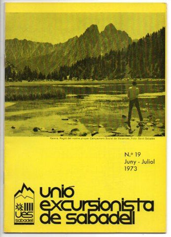 V49551: Unio Excursionista de Sabadell. Butlleti nº 19. Juny-Juliol 1973