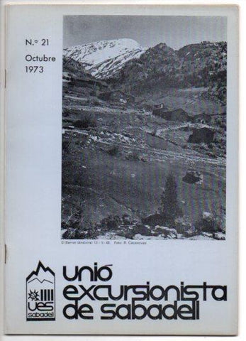 V49552: Unio Excursionista de Sabadell. Butlleti nº 21. Octubre 1973