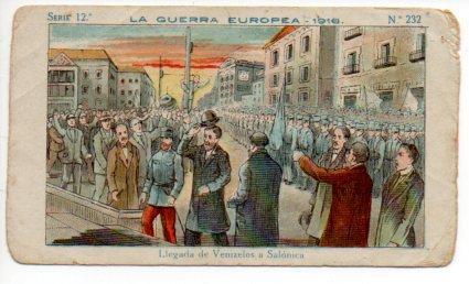 V49439: Cromo Chocolate Amatller. La Guerra Europea 1916 Serie 12 nº 232