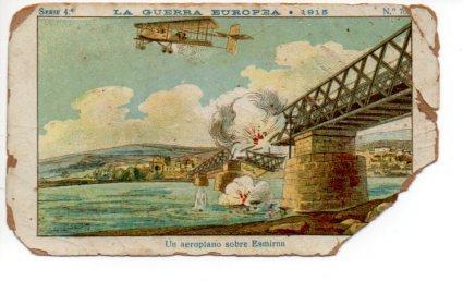 V49440: Cromo Chocolate Amatller. La Guerra Europea 1915 Serie 4 nº 