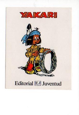 V49476: Pegatina de Yakari Editorial Juventud