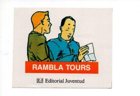 V49477: Pegatina Rambla Tours Editorial Juventud