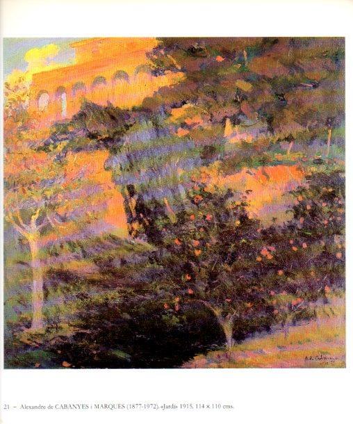 LAMINA V49187: Jardi per Alexandre de Cabanyes i Marques