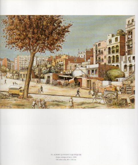 LAMINA V49307: Antiga estampa de barri per Albert Junyent i Quinquer