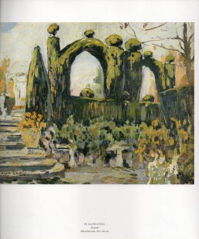 LAMINA V49309: El jardi per Lluis Guell