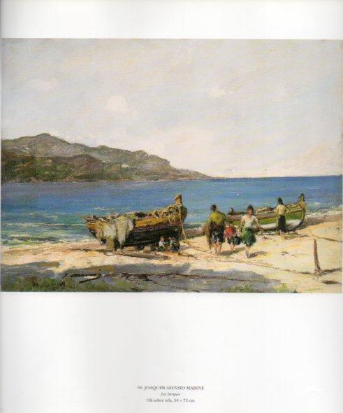 LAMINA V49295: Les barques per Joaquim Asensio Marine