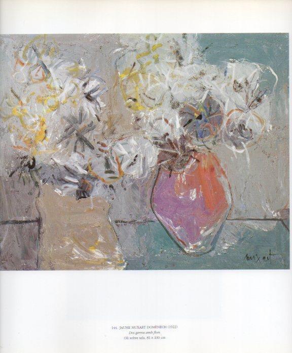 LAMINA V49281: Dos gerros amb flors per Jaume Muxart Domenech