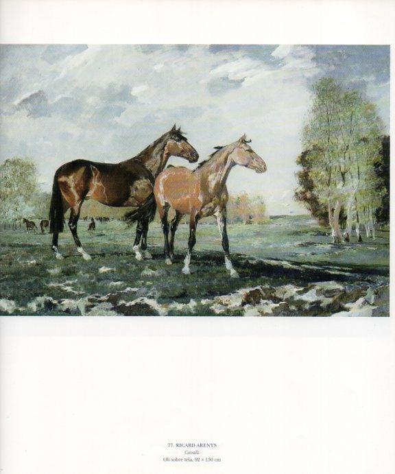LAMINA V49286: Cavalls per Ricard Arenys