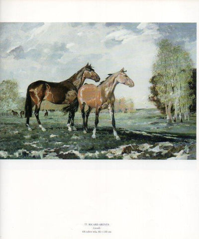 LAMINA V49286: Cavalls per Ricard Arenys