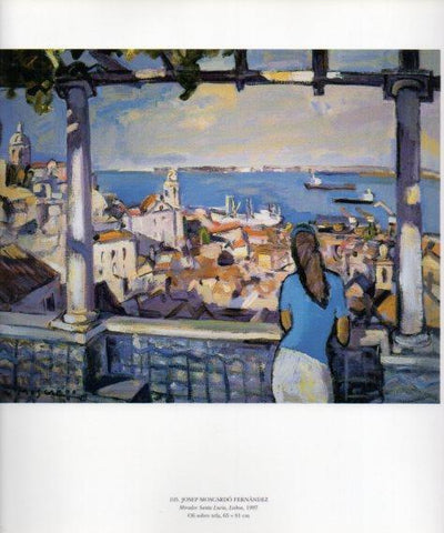 LAMINA V49335: Mirador Santa Lucia Lisboa per J. Moscardo Fernandez 