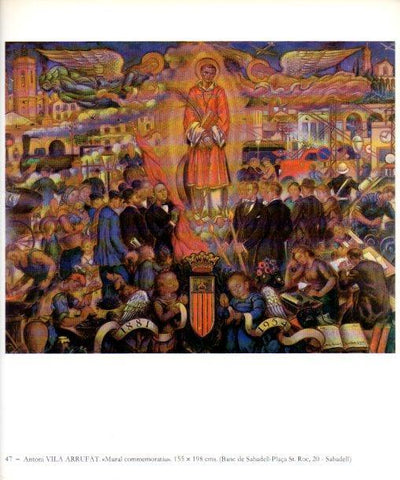 LAMINA V49210: Mural commemoratiu per Antoni Vila Arrufat