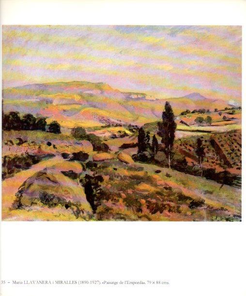 LAMINA V49207: Paisatge de l'Emporda per Maria Llavanera i Miraless