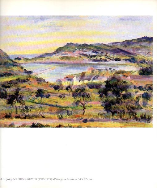 LAMINA V49198: Paisatge de la costa per Josep Mª Prim i Guyto