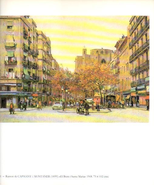 LAMINA V49204: El Born i Santa Maria per R. Capmany i Montaner