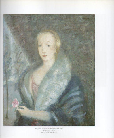 LAMINA V49238: La dama de la rosa per Josep Aragay Blanchart
