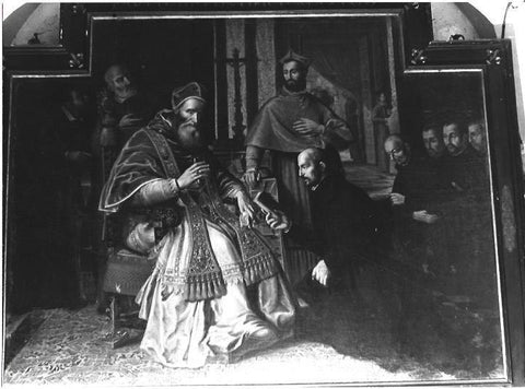 VARIOS 6841: Bendicion del Papa a un santo