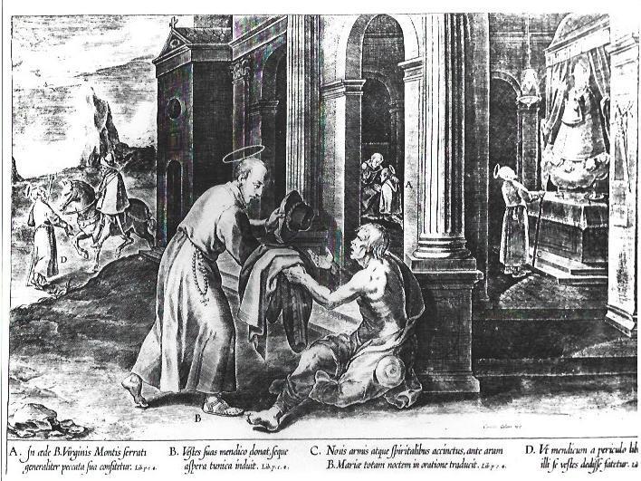 VARIOS 6836: Escena de la vida de un santo