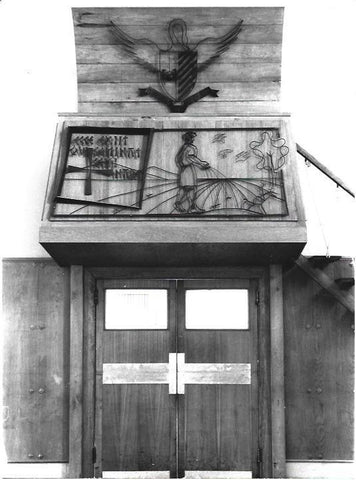 VARIOS 6924: Puerta de acceso a iglesia