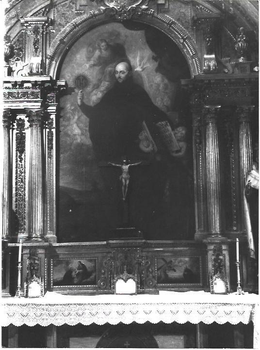 VARIOS 6919: Cuadro y altar con imagen de un santo