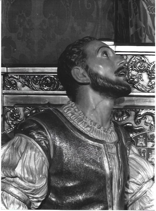 VARIOS 6932: Detalle de la escultura de San Ignacio de Loyola