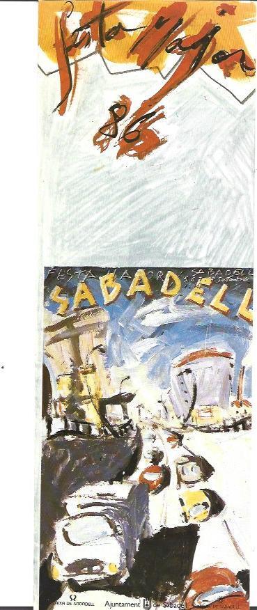 VARIOS 6721: Programa de fiestas de Sabadell