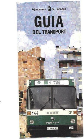 VARIOS 6713: Guia del transport de Sabadell
