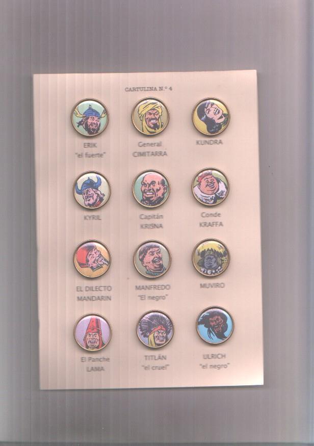 Pins El Boletin: cartulina numero 04: El Capitan Trueno