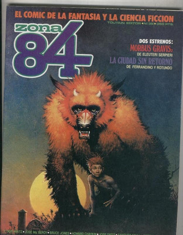 Toutain: Zona 84 numero 39: Morbus Gravis-La ciudad sin retorno