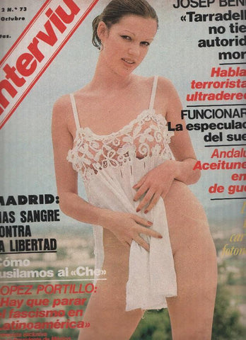 REVISTA INTERVIU NUMERO 073: ISABEL LEOZ cello lado lomo y cubierta estropeada)