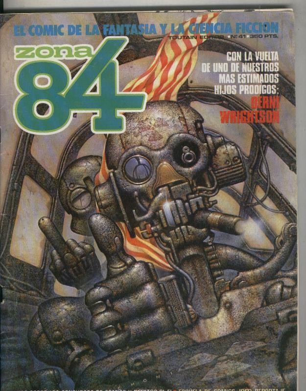Toutain: Zona 84 numero 41: Berni Wrightson