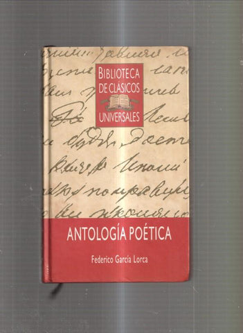 Antologia poetica de Federico Garcia Lorca