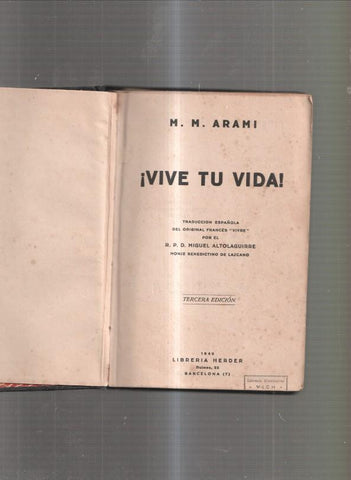 Vive tu vida