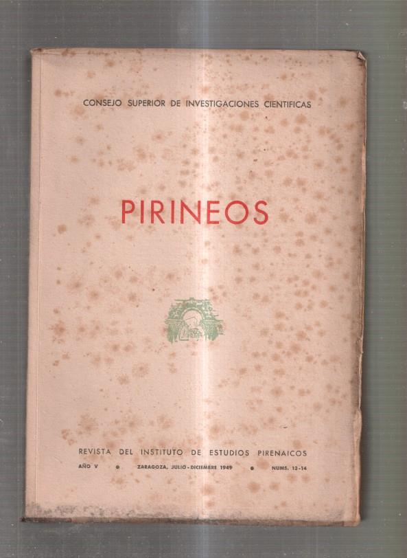 Pirineos numero 13-14 Revista del Instituto de Estudios Pirenaicos 