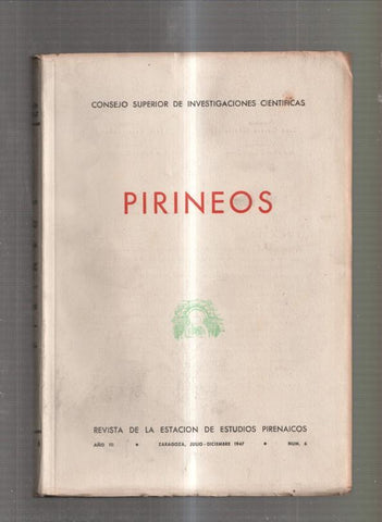 Pirineos numero 6 Revista del Instituto de Estudios Pirenaicos 