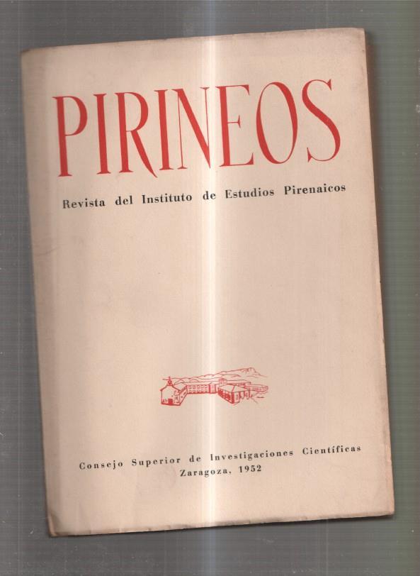 Pirineos numero 25 Revista del Instituto de Estudios Pirenaicos 
