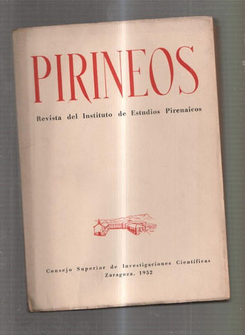 Pirineos numero 25 Revista del Instituto de Estudios Pirenaicos 
