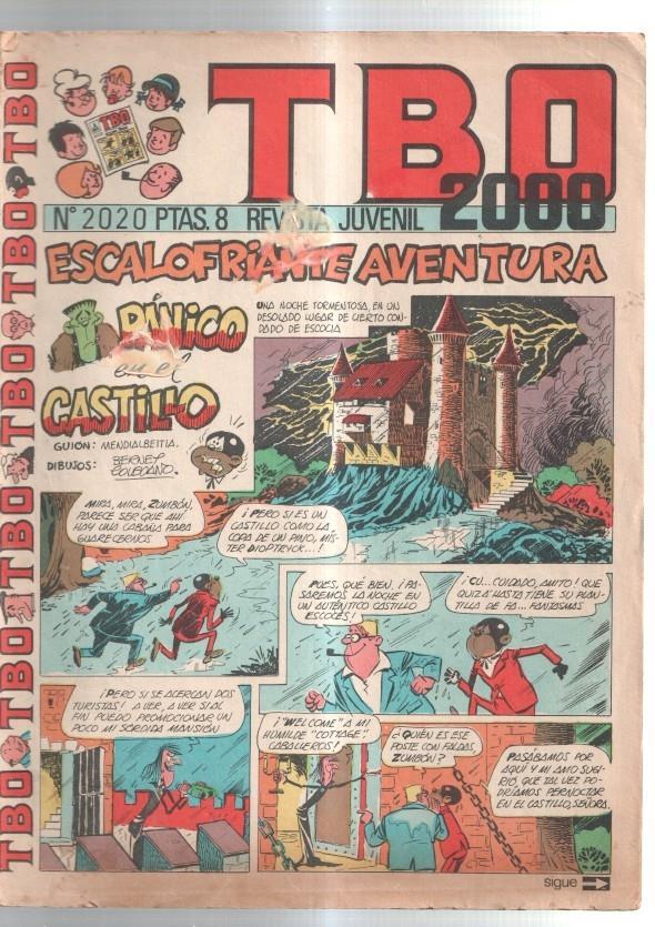 TBO 2000 numero 2020: Panico en el castillo (Bernet Toledano) (numerado 1 en trasera)