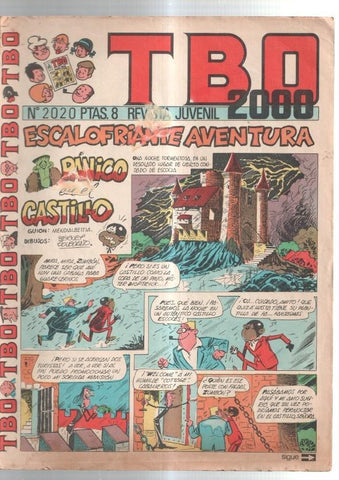 TBO 2000 numero 2020: Panico en el castillo (Bernet Toledano) (numerado 1 en trasera)