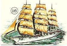 CROMO 2793: Buque escuela, numero 84