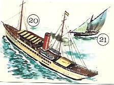 CROMO 2795: Yate a vapor, numero 88