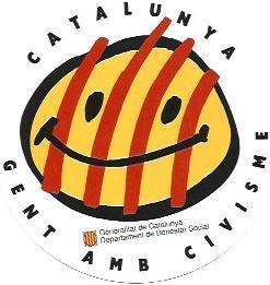 PEGATINA 2779: Catalunya, gent amb civisme