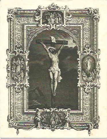 POSTAL A6522: Cristo crucificado